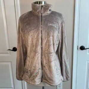 Free Country M soft fleece jacket silver grey